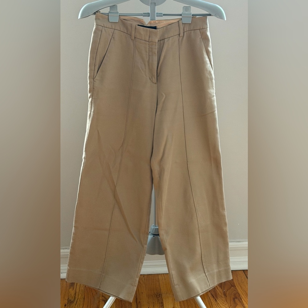 BCBGMAXAZRIA Beige Wide-Leg Pant - Picture 2 of 12